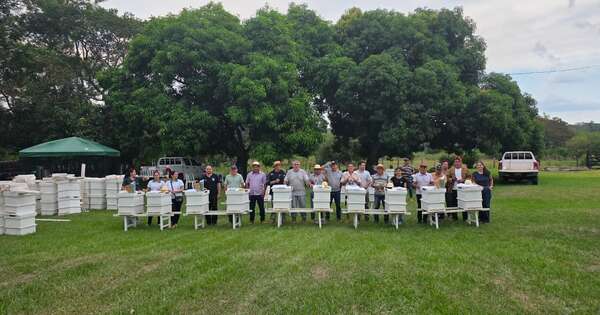 La Nación / Infona impulsa la apicultura con entrega de equipos para producción de miel exportable