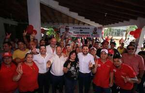 Asunción: en plena crisis de la basura, Bello y su Gabinete hacen campaña por Camilo - Nacionales - ABC Color