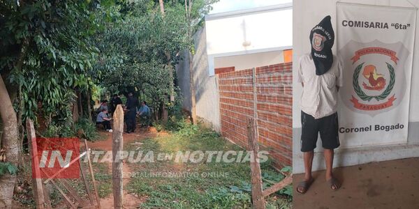 DETENCIÓN TRAS PRESUNTO HOMICIDIO OCURRIDO EL FIN DE SEMANA EN BOGADO