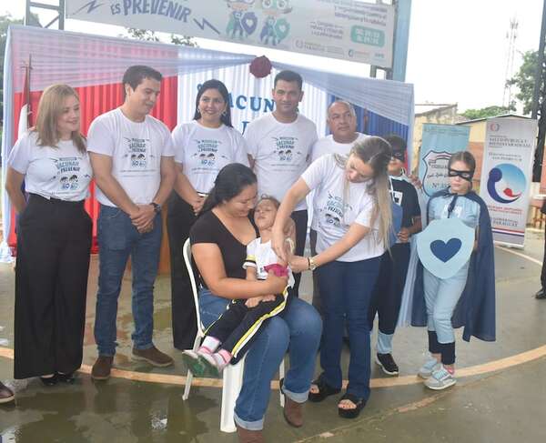 San Pedro: comienza campaña de vacunación en la zona del último brote de sarampión - Nacionales - ABC Color