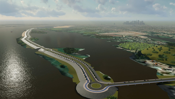 Por lo menos durante un mes, media calzada de tramo de la Costanera estará cerrada - ADN Digital