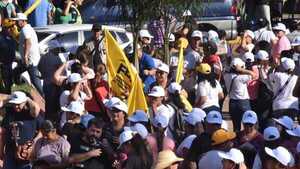 Caja Fiscal: Masiva congregación de maestros en Asunción en primer día de movilizaciones