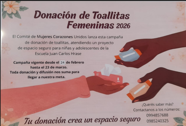 Campaña solidaria busca combatir la pobreza menstrual en Encarnación