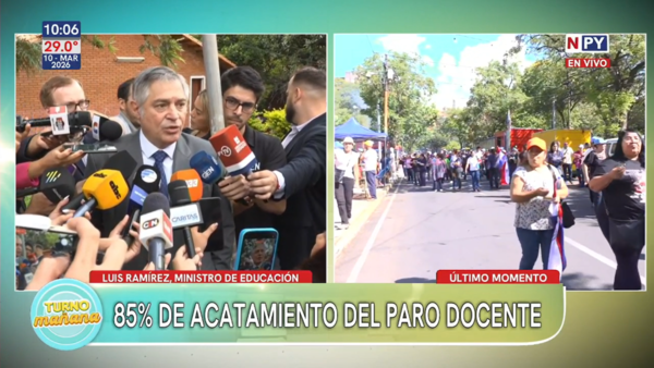 Ministro de Educación califica de "medida extrema" la huelga y movilizaciones docentes