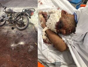 Buscan testigos tras grave accidente en Ruta 6 que dejó a motociclista en estado crítico