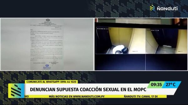 Investigan presunto caso de coacción sexual dentro del edificio del MOPC