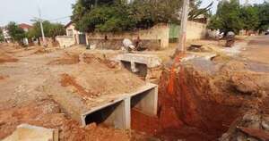 Diario HOY | Intendente anuncia reinicio de obras de desagüe pluvial paralizadas en Asunción