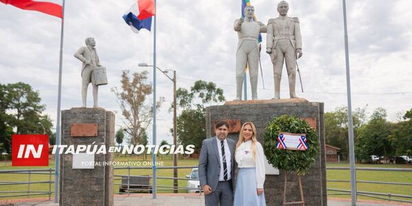 ACTO RECORDÓ EL 215º ANIVERSARIO DE LA BATALLA DE TACUARY EN CARMEN DEL PARANÁ