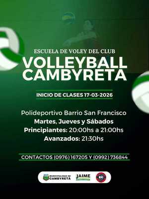 El vóley vuelve con fuerza en Cambyretá