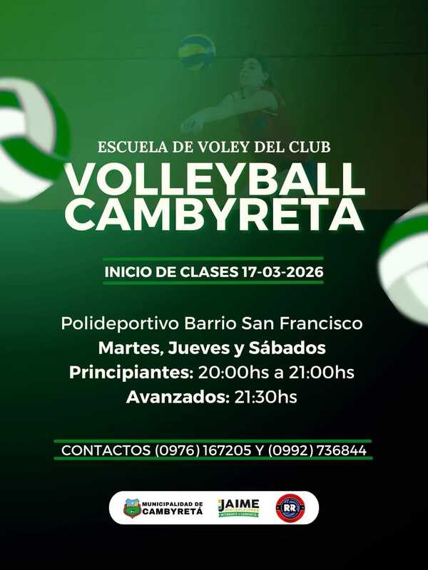 El vóley vuelve con fuerza en Cambyretá