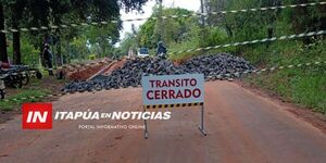 TRAMO ENTRE TRINIDAD CENTRO Y PASO GÜEMBÉ PERMANECERÁ CLAUSURADO POR OBRAS
