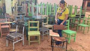 Vergonzoso: MEC envía muebles en deplorable estado a escuela y colegio de Belén - Nacionales - ABC Color