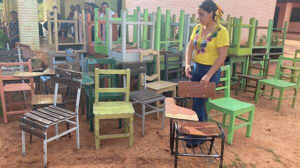 Vergonzoso: MEC envía muebles en deplorable estado a escuela y colegio de Belén - Nacionales - ABC Color