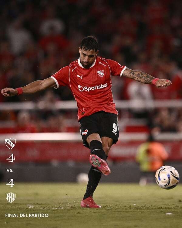 Doblete de Gabriel Ávalos en Independiente - Fútbol Internacional - ABC Color