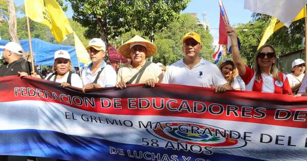 La Nación / Docentes apuntan a elevar aporte estatal al 12,9 %
