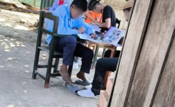 Escuela indígena del Chaco funciona con solo dos aulas y tres docentes para 145 estudiantes - Concepción al Día