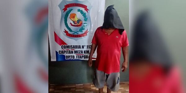 APREHENDEN A HOMBRE POR SUPUESTO CASO DE VIOLENCIA FAMILIAR EN CAPITÁN MEZA