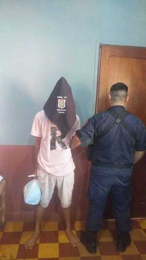 Joven fue sorprendido intentando hurtar la motocicleta de un trabajador en Obligado