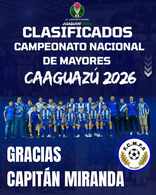 Histórica clasificación de Capitán Miranda al Nacional de Fútbol de Salón