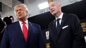 Trump le dice a Infantino que la selección iraní será "bienvenida" en el Mundial