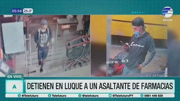 Cae asaltante de farmacias que solo atacaba a mujeres en Luque