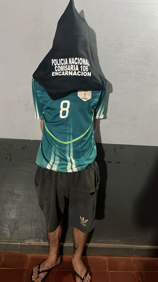 Aprehenden a sospechoso de hurto de motocicleta tras patrulla preventiva en Encarnación