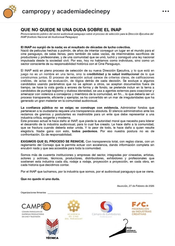 Terna pro LGTBI+ del INAP fue producto de un proceso viciado - El Trueno