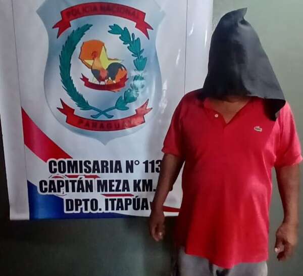 Detienen a sexagenario que amenazó con un revólver a su hija en Capitán Meza - Policiales - ABC Color