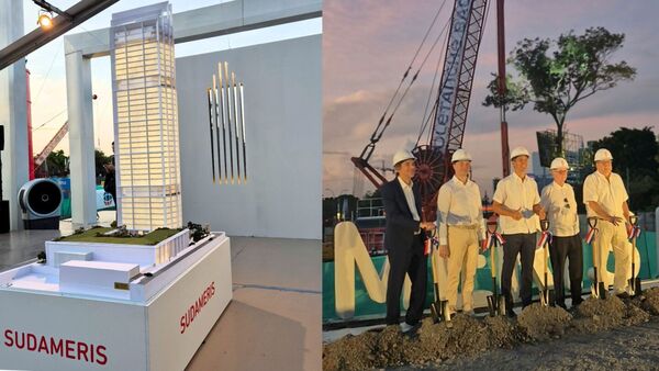 Sudameris inicia la construcción de Sudameris Plaza con la palada inicial de su futura sede icónica