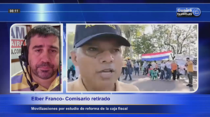 Movilización en Villarrica por jubilación digna