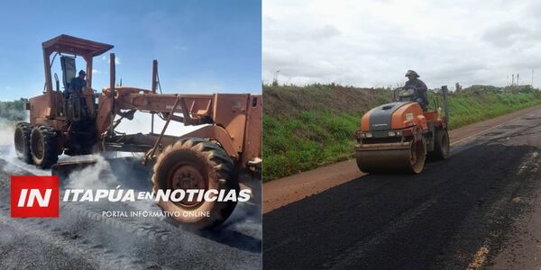 MOPC INTENSIFICA TRABAJOS DE CONSERVACIÓN VIAL EN RUTAS DE ITAPÚA