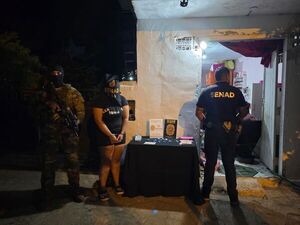 SENAD allana peluquería que funcionaba como fachada para venta de drogas