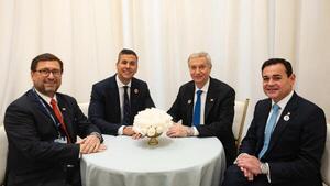 Peña participó en Chile de toma de mando de José Antonio Kast