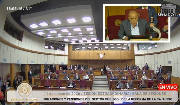 Senado aprueba reforma de la Caja Fiscal, con mejoras frente a la versión de Diputados