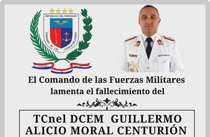 Aprueban ascenso póstumo al teniente coronel Guillermo Moral