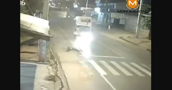 Motociclista muere tras chocar frontalmente contra un camión en San Lorenzo