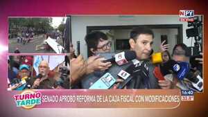 Senado aprobó reforma de la Caja Fiscal con modificaciones