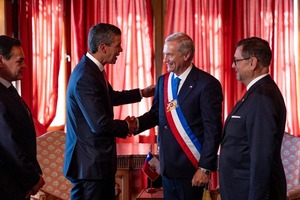 Popular / Santi Peña acompañó a nuevo presi trasandino y acordaron fortalecer lazos de seguridad y comercio