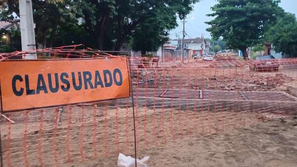 Desagüe pluvial en barrio San Pablo: prometen terminar obras para Semana Santa - Nacionales - ABC Color