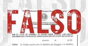 Diario HOY | Advierten de falso decreto sobre consejero de Itaipú