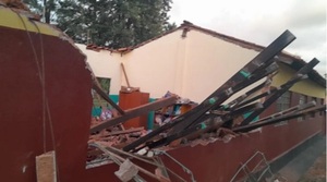Caaguazú: Colapsa techo del área de preescolar en la escuela R.I. 3 Corrales