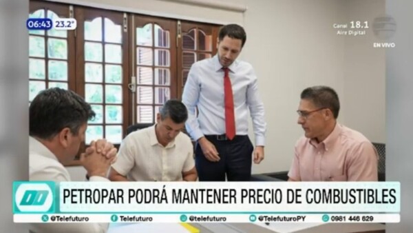 Petropar mantendrá precios de combustibles pese a subas privadas