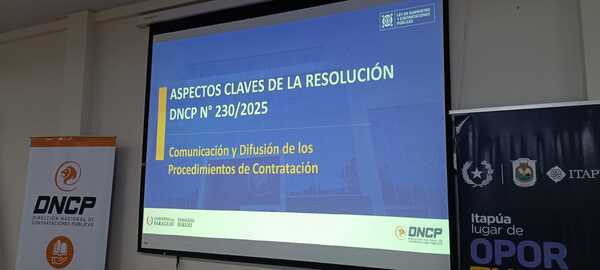 Inician en Itapúa jornadas de capacitación sobre gobernanza efectiva y transparencia administrativa