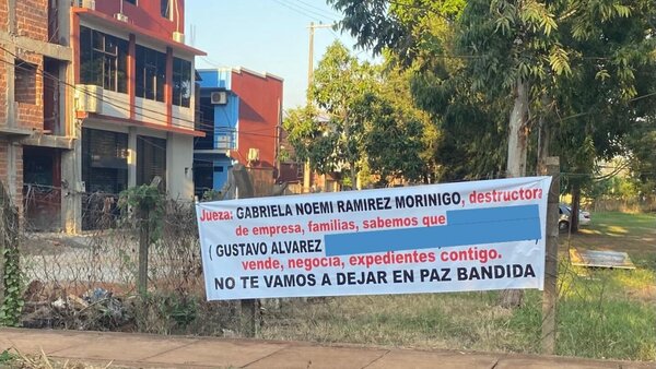 Jurado analiza investigar a jueza del Este tras escrache con pasacalle