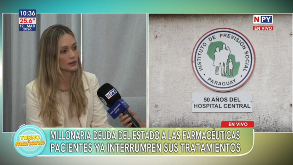 Tratamientos críticos en riesgo por deuda de USD 775 millones del Estado a farmacéuticas