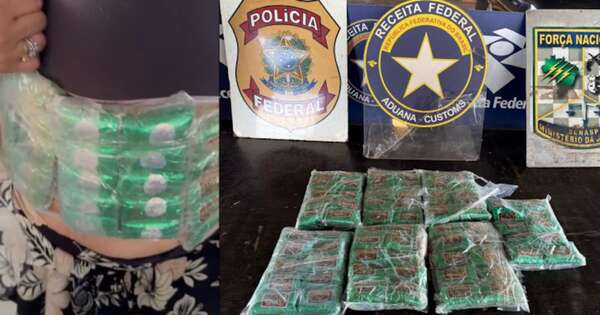 Diario HOY | Paraguaya cae con hachís adherido al cuerpo cuando trataba de cruzar a Brasil