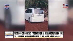 Hermanos fueron asaltados por falsos policías y supuestos agentes de la SENAD en Ciudad del Este