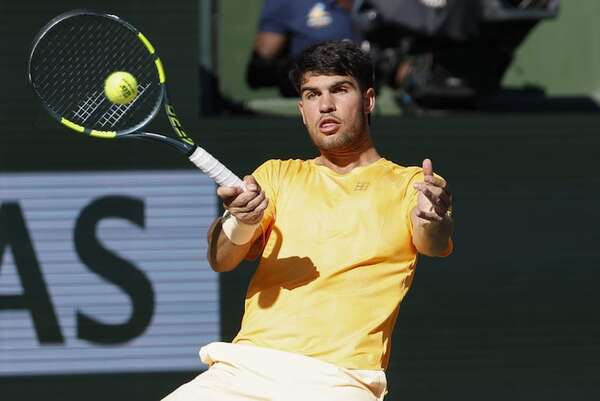 Alcaraz desembarca en cuartos de Indian Wells - Tenis - ABC Color