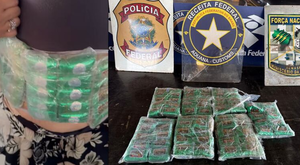 Paraguaya cae con hachís adherido al cuerpo cuando trataba de cruzar a Brasil