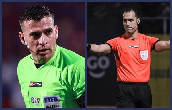 Derlis López y David Ojeda pitarán en los partidos de los candidatos